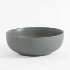 Miski, Patery I Półmiski| Miska ceramiczna szara MATTE 680 ml