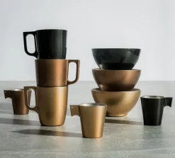 Miska śniadaniowa czarna FLASHY BLACK 500 ml