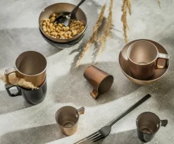 Miska śniadaniowa czarna FLASHY BLACK 500 ml