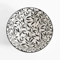 Miski, Patery I Półmiski|inny Miska porcelanowa biało-czarna LAUREL 650 ml