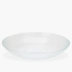 inny Miska szklana w prążki 30 cm