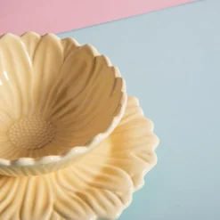 Miski, Patery I Półmiski|inny Miska żółta kwiatek 500 ml