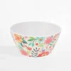 Grill I Piknik|inny Miska z melaminy w kwiaty 750 ml