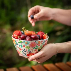 inny Miska z melaminy w kwiaty 4 l