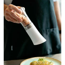 Vialli Design Młynek elektryczny do soli i pieprzu biały LIVIO