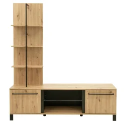 Akcesoria Do Szaf| Nadstawka do szafki RTV z półkami SOFIA