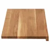 Noże I Deski Do Krojenia| Nakładka na blat kuchenny dębowa 50x35x2 cm