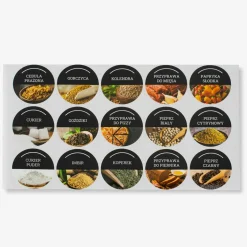 Młynki I Przyprawniki|inny Naklejki na przyprawy, okrągłe, 96 szt.