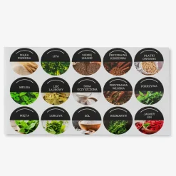 Młynki I Przyprawniki|inny Naklejki na przyprawy, okrągłe, 96 szt.