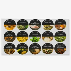 Młynki I Przyprawniki|inny Naklejki na przyprawy, okrągłe, 96 szt.