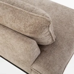 Narożniki| Narożnik beżowy LAULER prawy