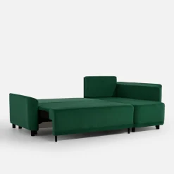 Fresh Narożnik butelkowa zieleń TOSCA