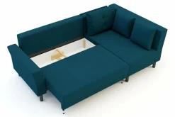 Narożniki|Fresh Narożnik ciemnoniebieski DEVON prawy