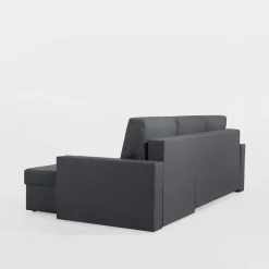 Exline Narożnik ciemnoszary z 2 pojemnikami FLAT