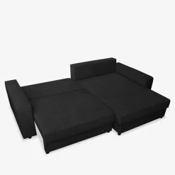 Narożniki| Narożnik czarny MARKOS prawy