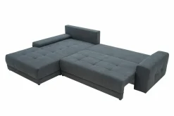 Narożniki|Exline Narożnik duży rozkładany grafitowy AZURRO NEW