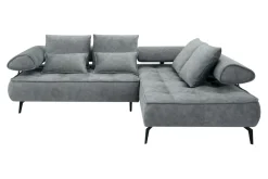 Narożniki|Werdomo Narożnik elektrycznie rozkładany szary SELEDO L prawy