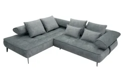 Narożniki|Werdomo Narożnik elektrycznie rozkładany szary SELEDO L lewy