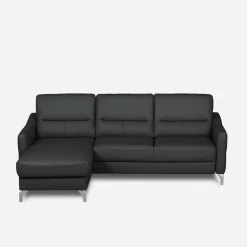 Narożniki|inny Narożnik grafitowy z nóżkami w chromie FARO lewy