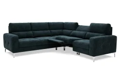 Narożniki|Inspire Narożnik granatowy funkcja relaks EMU lewy