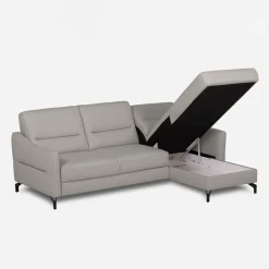 Narożniki|inny Narożnik jasnoszary z pojemnikiem FARO prawy