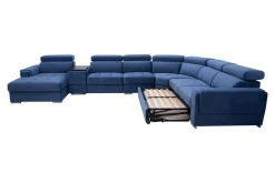 Narożniki|Inspire Narożnik kobaltowy VESTA prawy