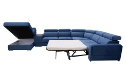 Narożniki|Inspire Narożnik kobaltowy VESTA prawy