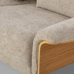 Narożniki|Inspire Narożnik kremowy RAMONA lewy