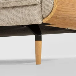 Inspire Narożnik kremowy RAMONA prawy