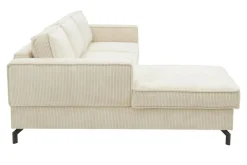 Narożniki|Agio Divani Narożnik kremowy sztruks VEGA lewy