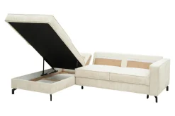 Narożniki|Agio Divani Narożnik kremowy sztruks VEGA lewy