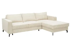 Agio Divani Narożnik kremowy sztruks VEGA prawy