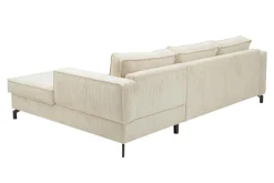 Agio Divani Narożnik kremowy sztruks VEGA prawy