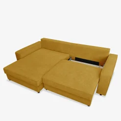 Narożnik musztardowy MARKOS lewy