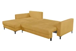 FN Design Narożnik musztardowy rozkładany SALVA lewy