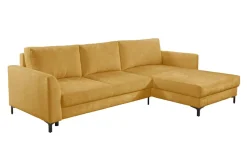 Narożniki|FN Design Narożnik musztardowy rozkładany SALVA prawy