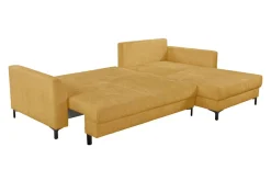 Narożniki|FN Design Narożnik musztardowy rozkładany SALVA prawy