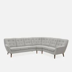 Impresti Narożnik pikowany beżowy SCANDI prawy