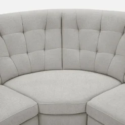 Impresti Narożnik pikowany beżowy SCANDI prawy