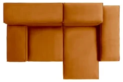 Designwerk Narożnik pomarańczowy PUZZLE