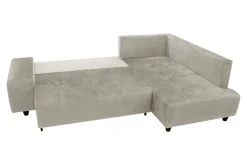 Narożniki|Comfort Line Narożnik rozkładany beżowy CALPE prawy