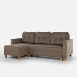 Fresh Narożnik rozkładany beżowy EVEL