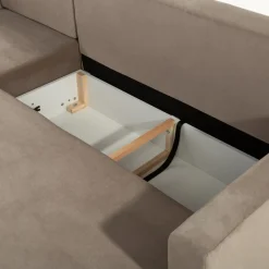 Fresh Narożnik rozkładany beżowy EVEL