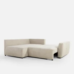 Narożniki|inny Narożnik rozkładany beżowy HORTA lewy