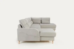 Narożniki| Narożnik rozkładany beżowy HAMAR lewy