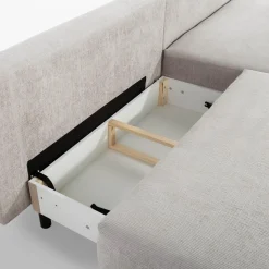 inny Narożnik rozkładany beżowy IKAR prawy