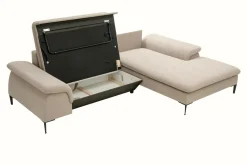 New Form Narożnik rozkładany beżowy OZZY prawy