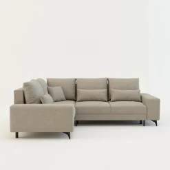 Narożniki|Comfort Line Narożnik rozkładany beżowy PIAVE lewy