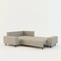 Narożniki|Comfort Line Narożnik rozkładany beżowy PIAVE lewy