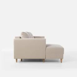 inny Narożnik rozkładany beżowy PERA lewy